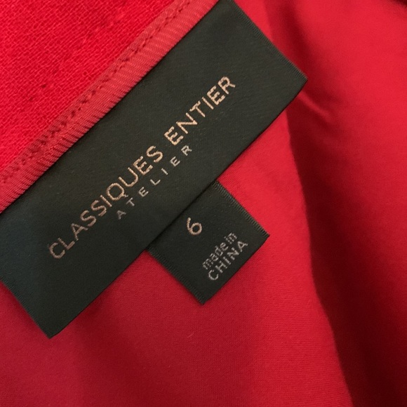 Red Pencil Skirt Classiques Entier Atelier Nordstrom 6 - Picture 5 of 10